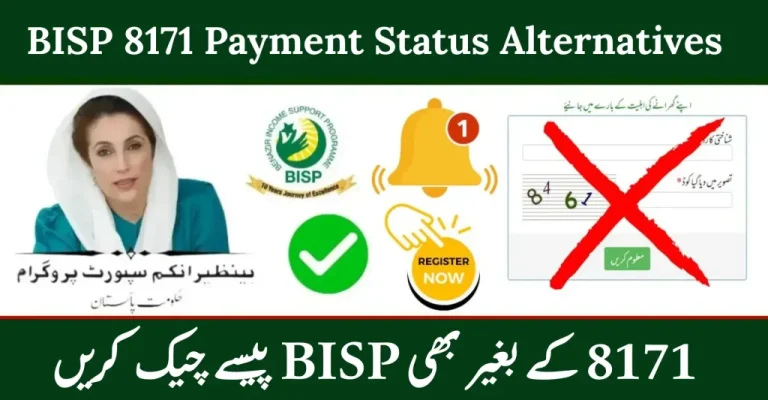 BISP 8171 Payment Status Alternatives 2026 | How to Check Payment Without 8171 SMS? Full Guide