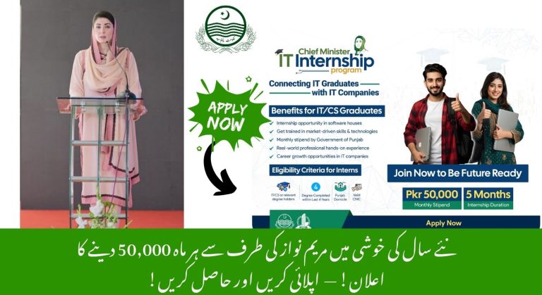 Youth Struggle with Job Shortage, Relief Arrives as Chief Minister IT Internship Program Offers 50,000 PKR Monthly